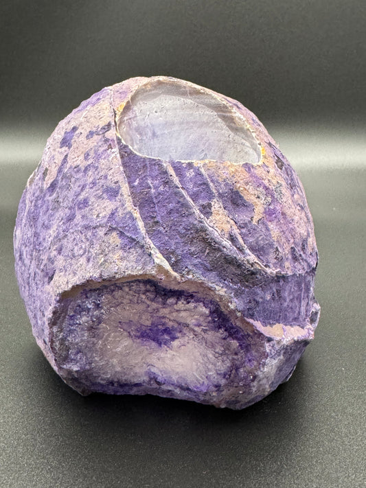 Agaat Theelichthouder – Natuurlijke Schoonheid en Warm Licht