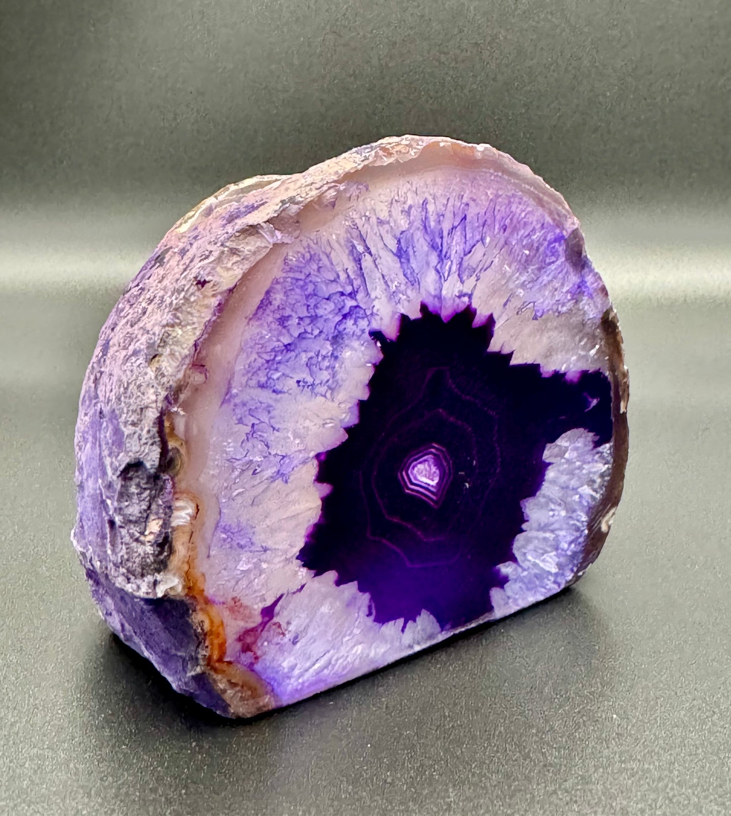 Agaat Theelichthouder – Natuurlijke Schoonheid en Warm Licht