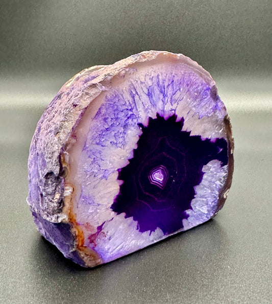 Agaat Theelichthouder – Natuurlijke Schoonheid en Warm Licht