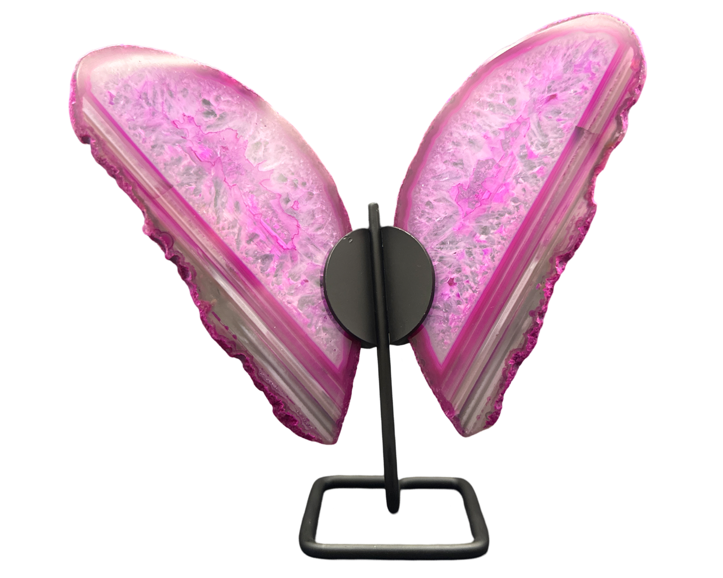 Agaat Vlinder – Natuurlijke Schoonheid en Positieve Energie op Standaard