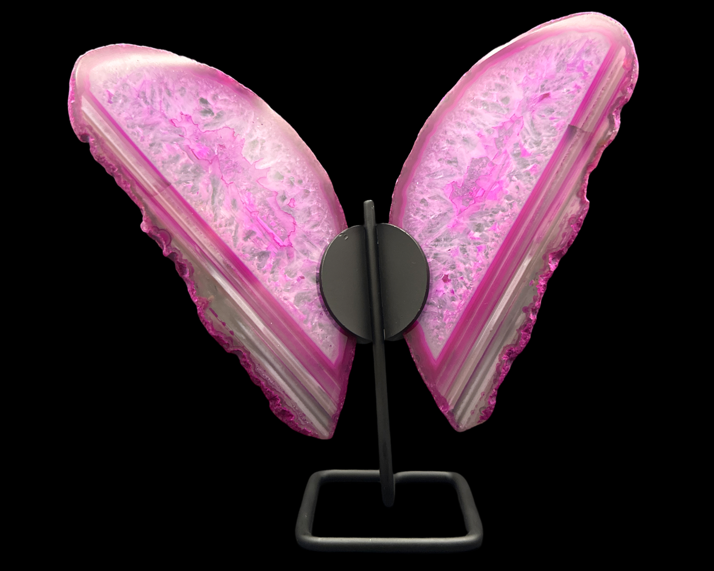 Agaat Vlinder – Natuurlijke Schoonheid en Positieve Energie op Standaard